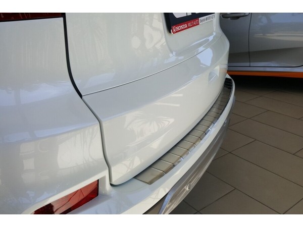 Протектор за задна броня за Honda CR-V IV FL 2015-2018, двуслоен - серия 25 / Alu-Frost