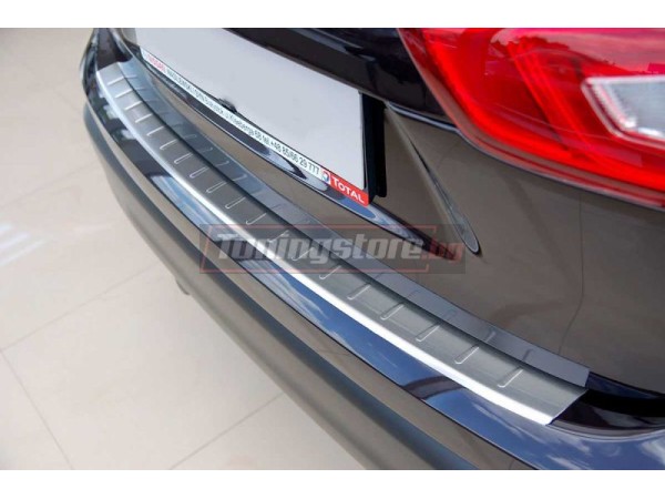 Протектор за задна броня за Hyundai ix20 2010-2020, матов - серия 50 - Alu-Frost