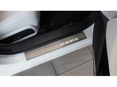 Протектори за прагове за Mazda 6 III 2013-, метални - серия 08 / Alu-Frost