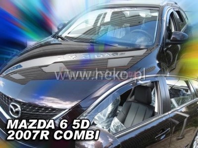 Ветробрани за Mazda 6 GH комби 08/2007-2012 за предни и задни врати - Heko