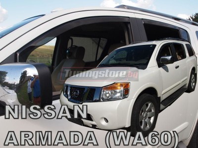 Ветробрани за Nissan Armada WA60 2004-2016 за предни и задни врати - Heko
