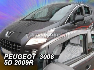 Ветробрани за Peugeot 5008 2009-2016 за предни врати - Heko