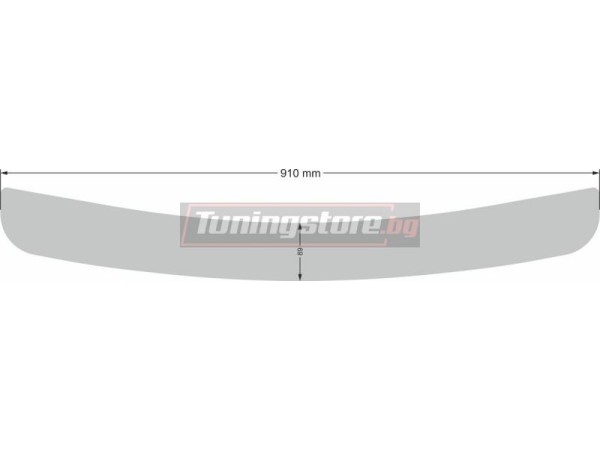 Протектор за задна броня за Chevrolet Cruze комби 2012-2015, матов - серия 39 / Alu-Frost