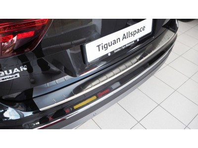 Протектор за задна броня за Volkswagen Tiguan II / Tiguan Allspace 2016-, матов - серия 50 - Alu-Frost