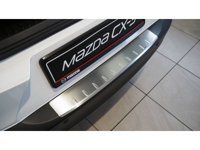 Протектор за задна броня за Mazda CX-3 2015-, матов - серия 50 - Alu-Frost