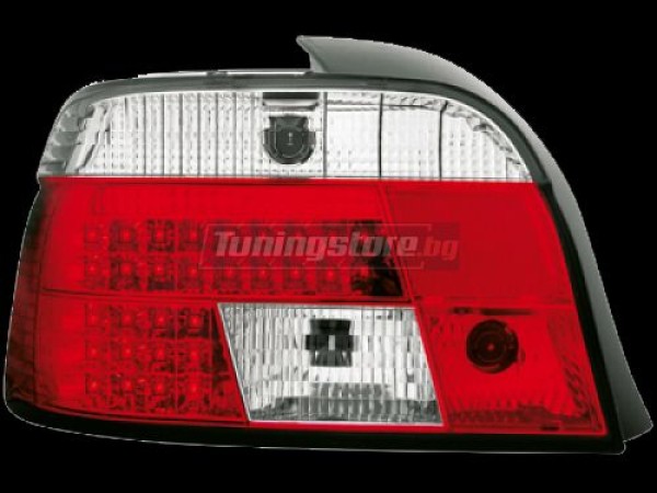 Диодни стопове за bmw E39 (1995 - 2000) - хром / червени