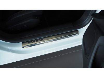 Протектори за прагове за Peugeot 508 II 2018-, метални - серия 08 / Alu-Frost