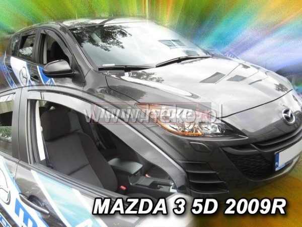 Ветробрани за Mazda 3 BL хечбек 2009-2013 за предни врати - Heko