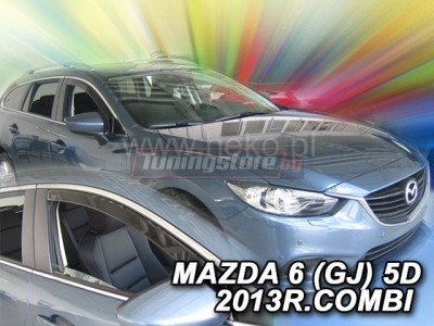 Ветробрани за Mazda 6 GJ седан от 2013г за предни врати - Heko