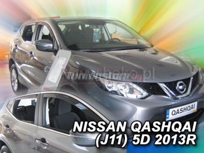 Ветробрани за Nissan Qashqai II J11, 5 врати от 2013 година..->(+OT) за предни и задни врати