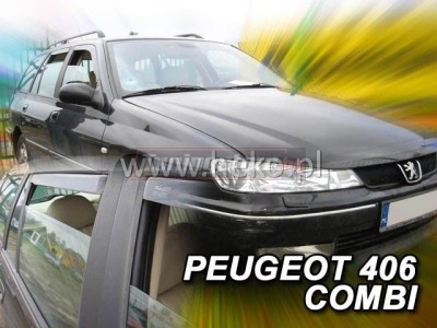 Ветробрани за Peugeot 406 комби 1995-2004 за предни и задни врати - Heko