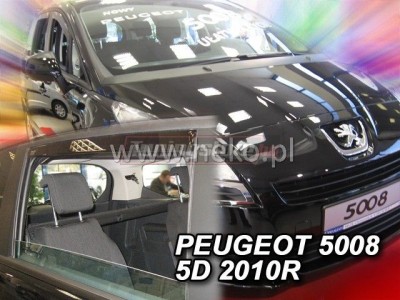 Ветробрани за Peugeot 5008 2009-2016 за предни и задни врати - Heko