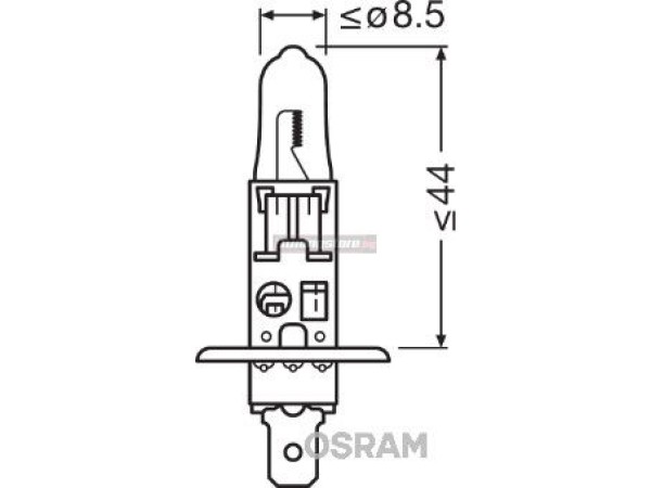 Крушка H1 12V 55W Osram Night Breaker Silver - комплект