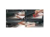 Протектор за задна броня за Kia Ceed II JD хечбек 5D 2013-2018 - модел Trapez / Croni