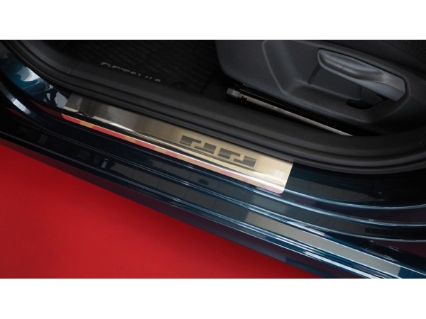 Протектори за прагове за Skoda Octavia IV 5D / Комби 2020-, метални - серия 08 / Alu-Frost