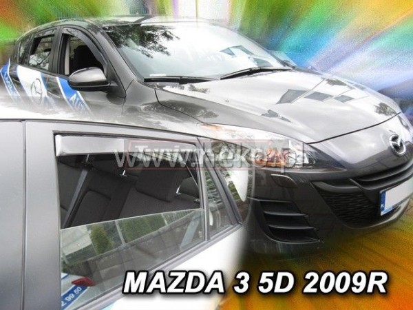 Ветробрани за Mazda 3 BL хечбек 2009-2013 за предни и задни врати - Heko