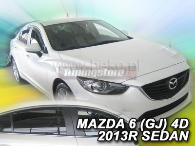 Ветробрани за Mazda 6 GJ седан от 2013г за предни и задни врати - Heko