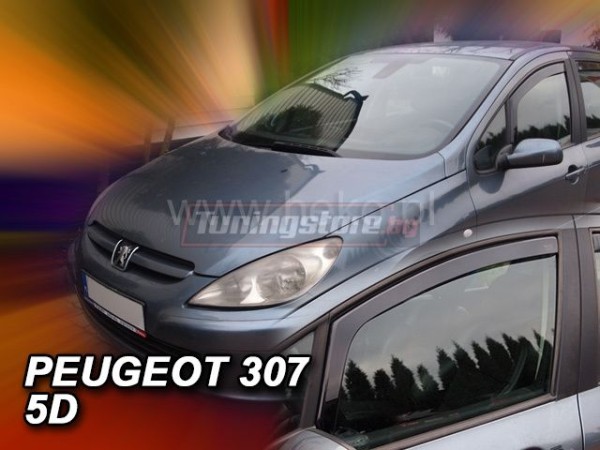 Ветробрани за Peugeot 307 хечбек 5-врати 2001-2008 за предни врати - Heko