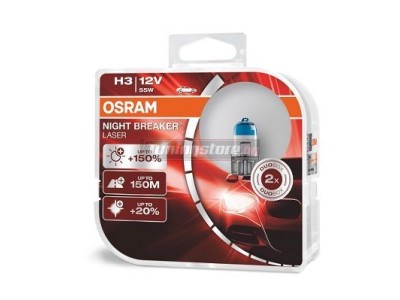 Крушки H3 12V 55W Osram Night Breaker Laser - комплект