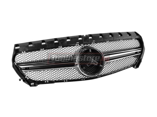 Решетка AMG CLA45 за Mercedes CLA C118 2012-2018 - хром/ черна
