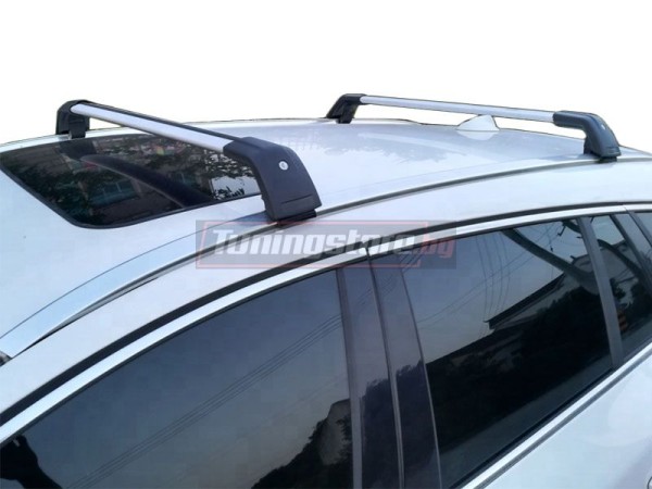 Багажник напречни греди за Kia с вградени надлъжни релси - Със заключване