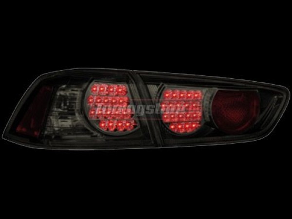 Кристални диодни стопове за Mitsubishi Lancer седан (2008+) - черни