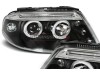 Кристални фарове "Angel Eyes"за VW Passat B5.5 (2001 - 2005) - черни