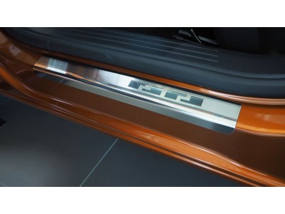 Протектори за прагове за Peugeot 2008 II 2019-, метални - серия 08 / Alu-Frost