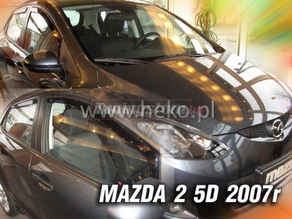 Ветробрани за Mazda 2 06/2007-2009 за предни и задни врати - Heko