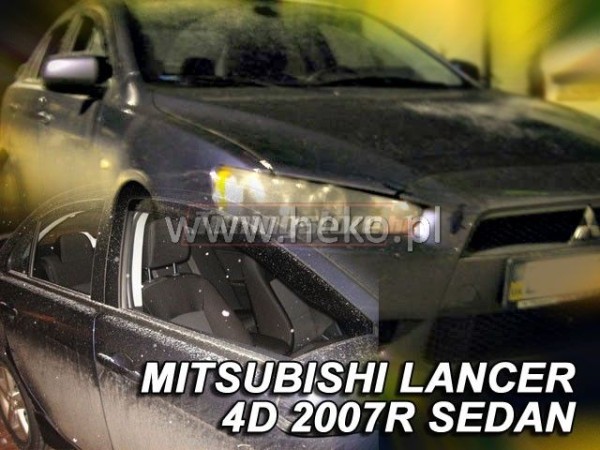 Ветробрани за Mitsubishi Lancer от 2007 година за предни и задни врати