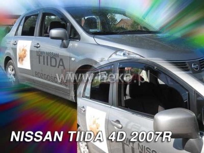 Ветробрани за NISSAN TIDA 4D 2007R -> (+OT) (SEDAN) за предни и задни врати