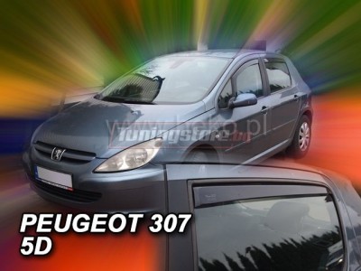 Ветробрани за Peugeot 307 хечбек 2001-2008 за предни и задни врати - Heko