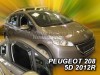 Ветробрани за Peugeot 208 5-врати 2012-2019 за предни врати - Heko