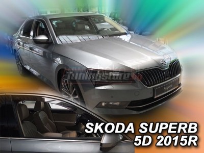 Ветробрани за Skoda Superb B8 седан от 2015г за предни врати - Heko
