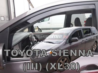Ветробрани за Toyota Sienna XL30 2010-2020 за предни врати - Heko