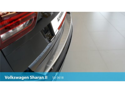 Протектор за задна броня за Seat Alhambra II / Volkswagen Sharan II 2010-2020, матов - серия 50 - Alu-Frost
