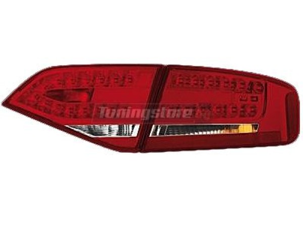 Диодни стопове за Ауди A4 седан (2007+) - червени