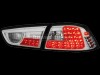 Кристални диодни стопове за Mitsubishi Lancer (2008+) - хром