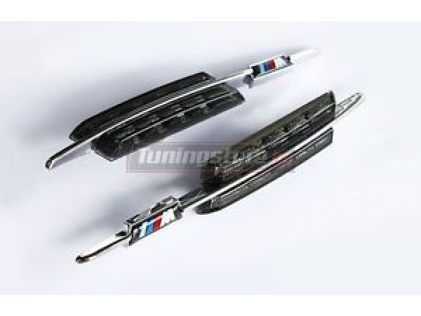 Диодни мигачи за BMW E60 (03-05) - черни