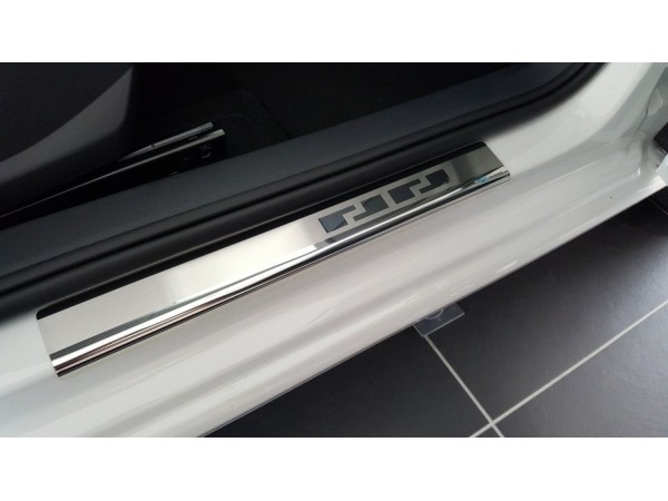 Протектори за прагове за Seat Ibiza V 5D 2017-, метални - серия 08 / Alu-Frost