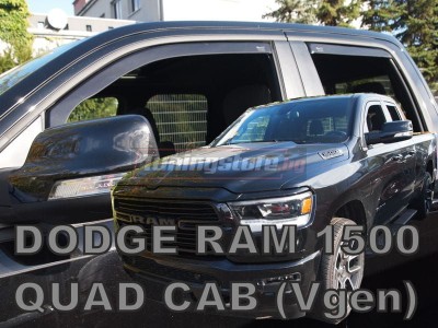 Ветробрани за Dodge Ram 1500 Quad Cab 5-ген от 2019г за предни и задни врати - Heko