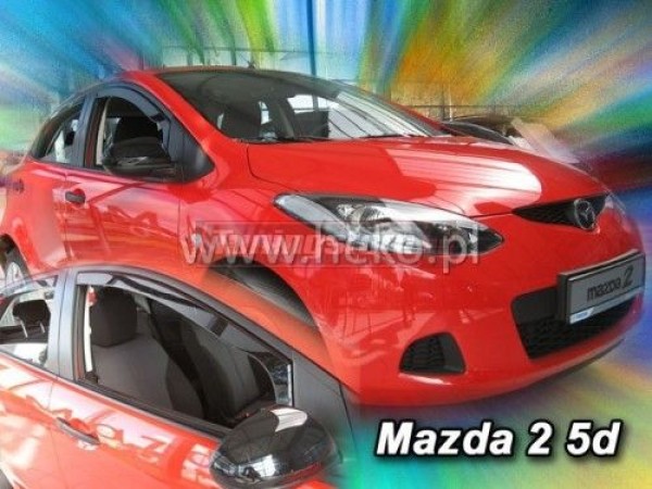 Ветробрани за Mazda 2 2009-2014 за предни врати - Heko