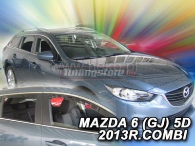 Ветробрани за Mazda 6 GJ комби от 2013г за предни и задни врати - Heko