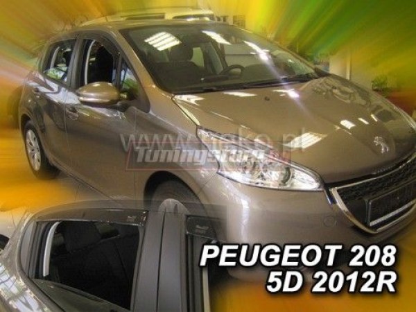Ветробрани за Peugeot 208 2012-2019 за предни и задни врати - Heko