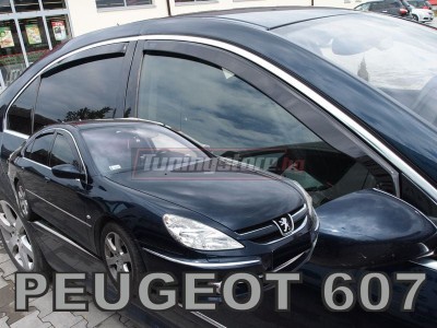 Ветробрани за Peugeot 607 1999-2010 за предни и задни врати - Heko