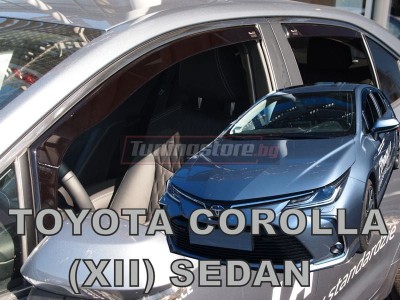 Ветробрани за Toyota Corolla XII E210 седан от 2018г за предни и задни врати - Heko