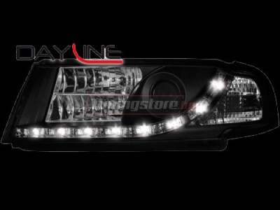 Кристални фарове за Шкода Октавия (2000 - 2004) - черни