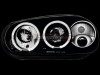 Кристални фарове Angel Eyes за VW Golf 4 - черни