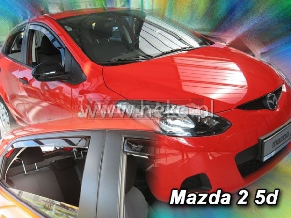 Ветробрани за Mazda 2 2009-2014 за предни и задни врати - Heko
