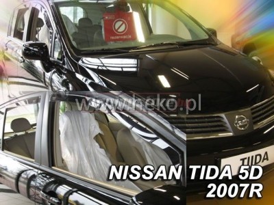Ветробрани за NISSAN TIDA 5D 2007R->(+OT) HTB за предни и задни врати